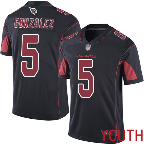 Arizona Cardinals Limited Black Youth Zane Gonzalez Jersey NFL Football 5 Rush Vapor Untouchable